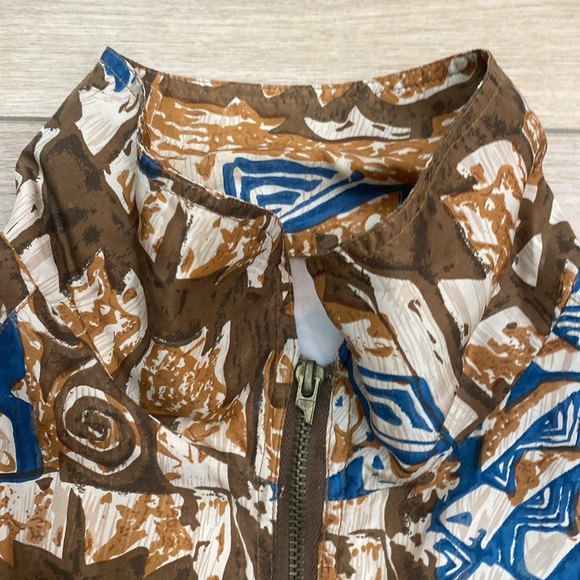 Vintage Aztec Silk Bomber‎ Jacket - Picture 8 of 16